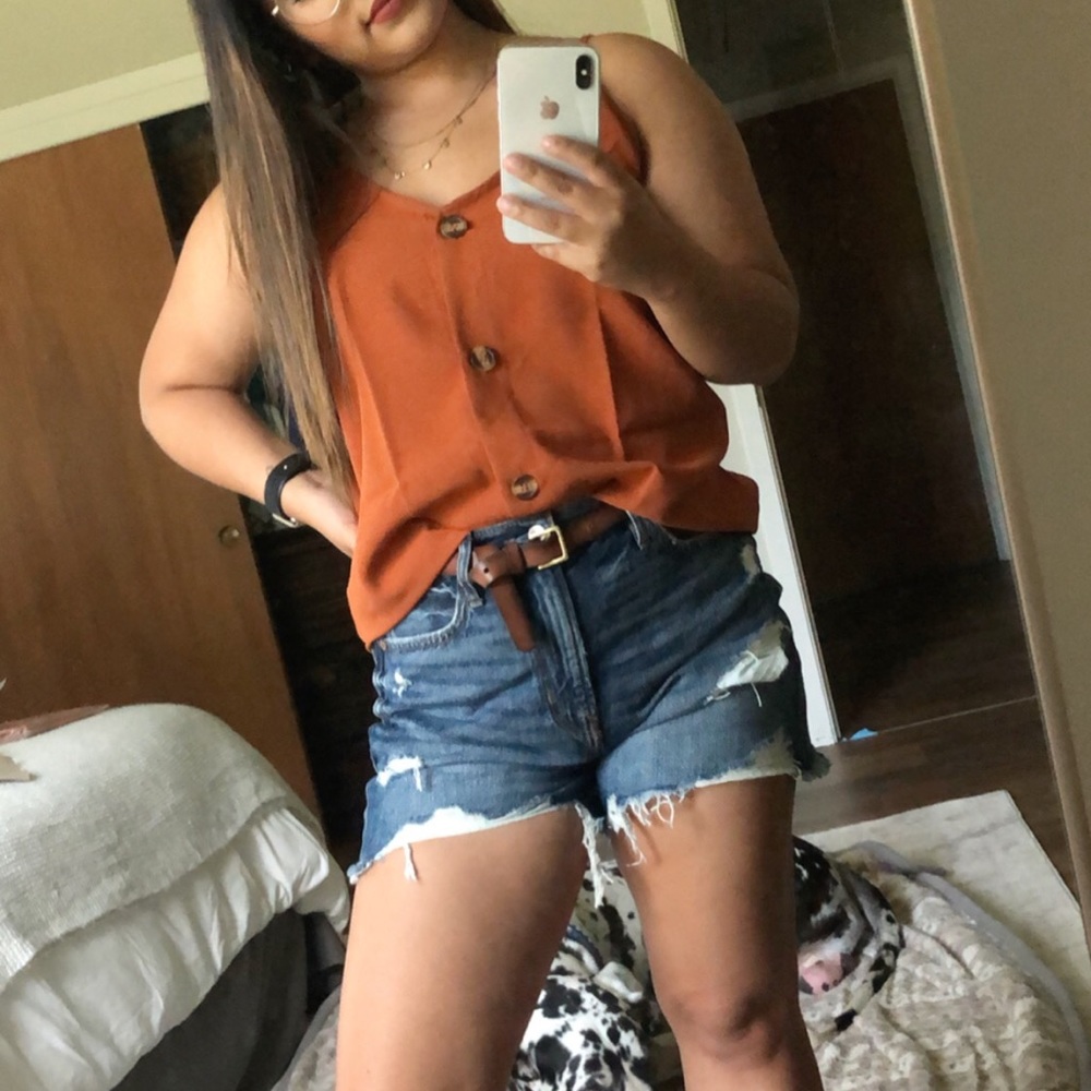 Burnt orange top
